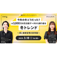 「冬の食トレンド」振り返り＆「食と健康習慣の新常識」をご紹介！ 『デリッシュキッチン』がマーケター向け無料ウェビナーを開催！