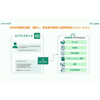 Scene株式会社、製造業に特化したAIアシスタント機能「Scene AI」の無料ベータユーザーを募集開始